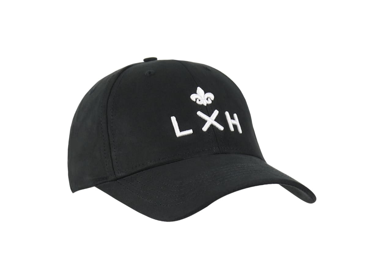 Casquette Suédine NoirNoir LXH Genève Suédine 8