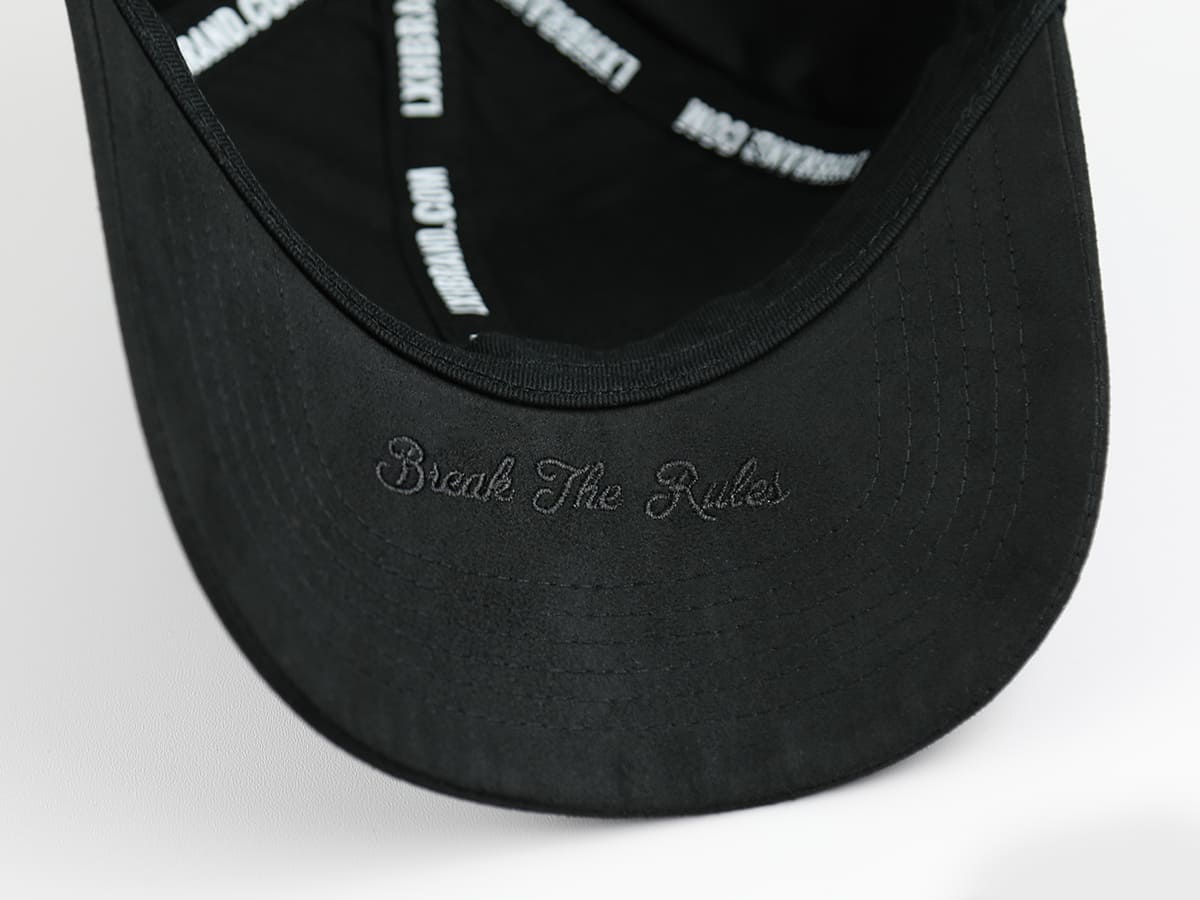 Casquette Suédine NoirNoir LXH Genève Suédine 14