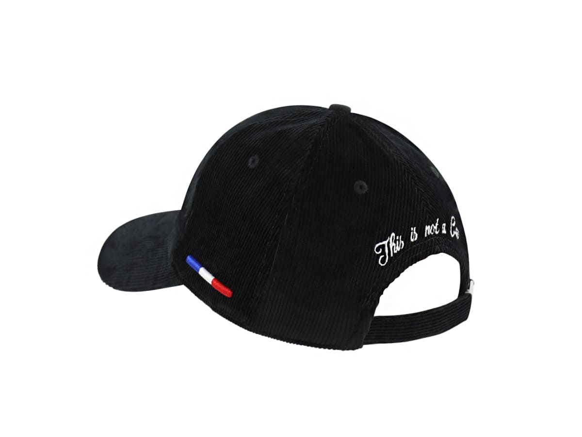 Casquette Velours Côtelé Noir LXH Vienne Velours Côtelé 3