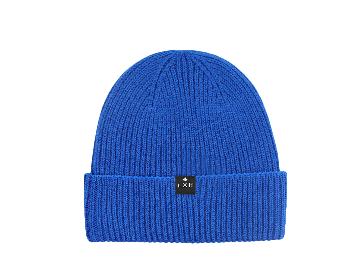 Bonnet Laine Mérinos Bleu Klein LXH Courchevel Laine Mérinos 2