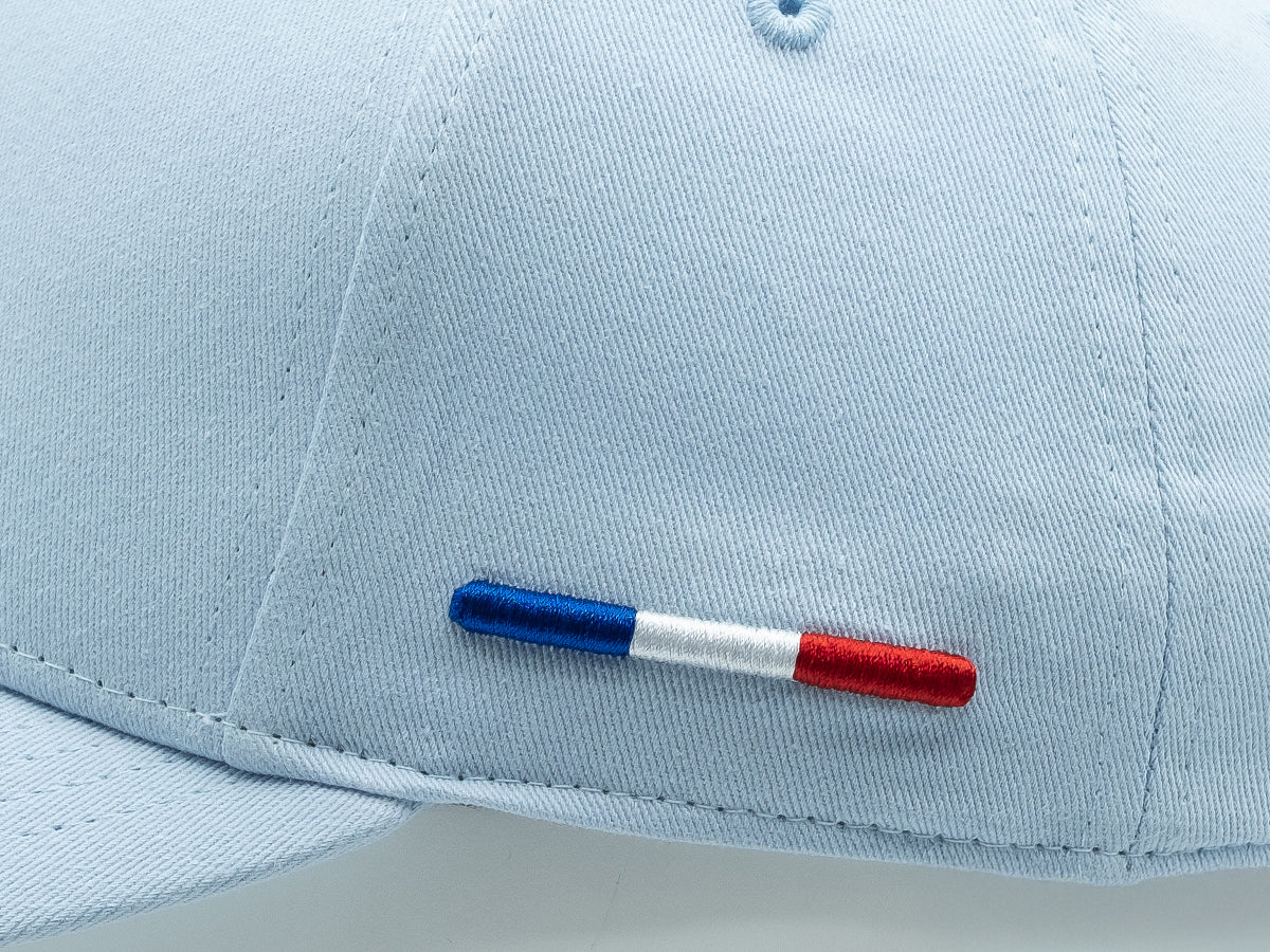 Casquette « Héritage » Coton Ton sur Ton Bleu Ciel