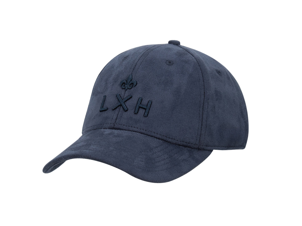 Navy Blue Tone-on-Tone Suede "Heritage" Cap