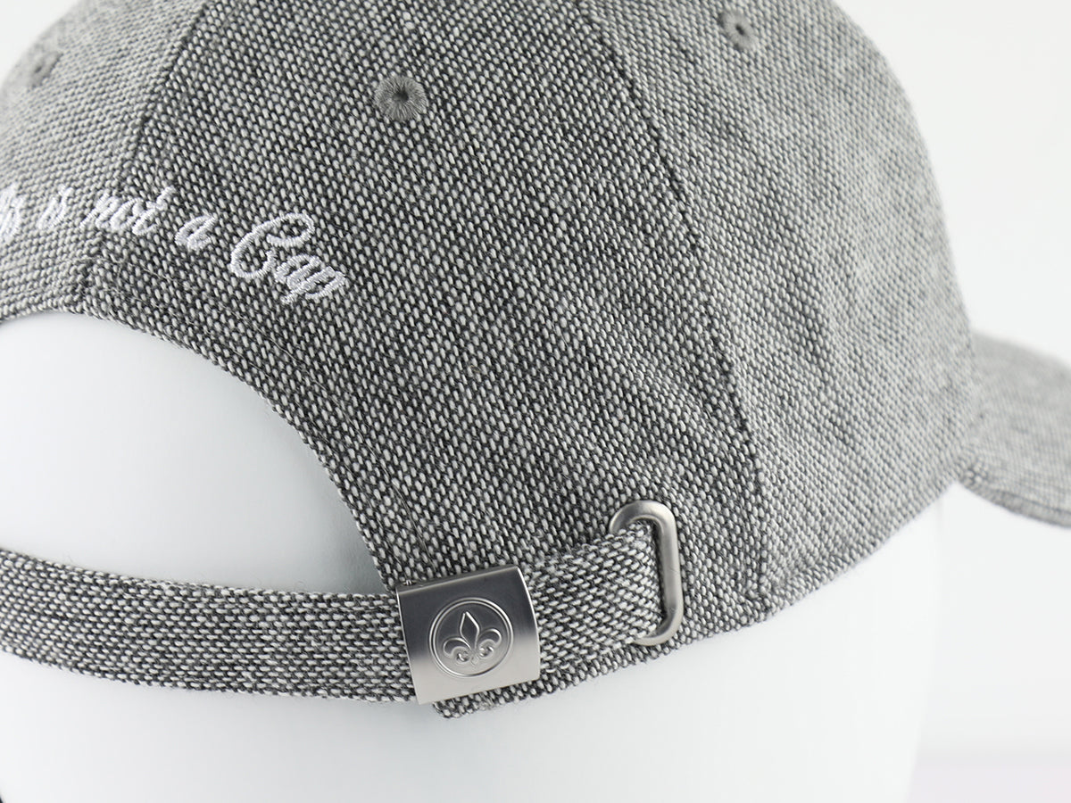 Grey Pique Wool “Heritage” Cap