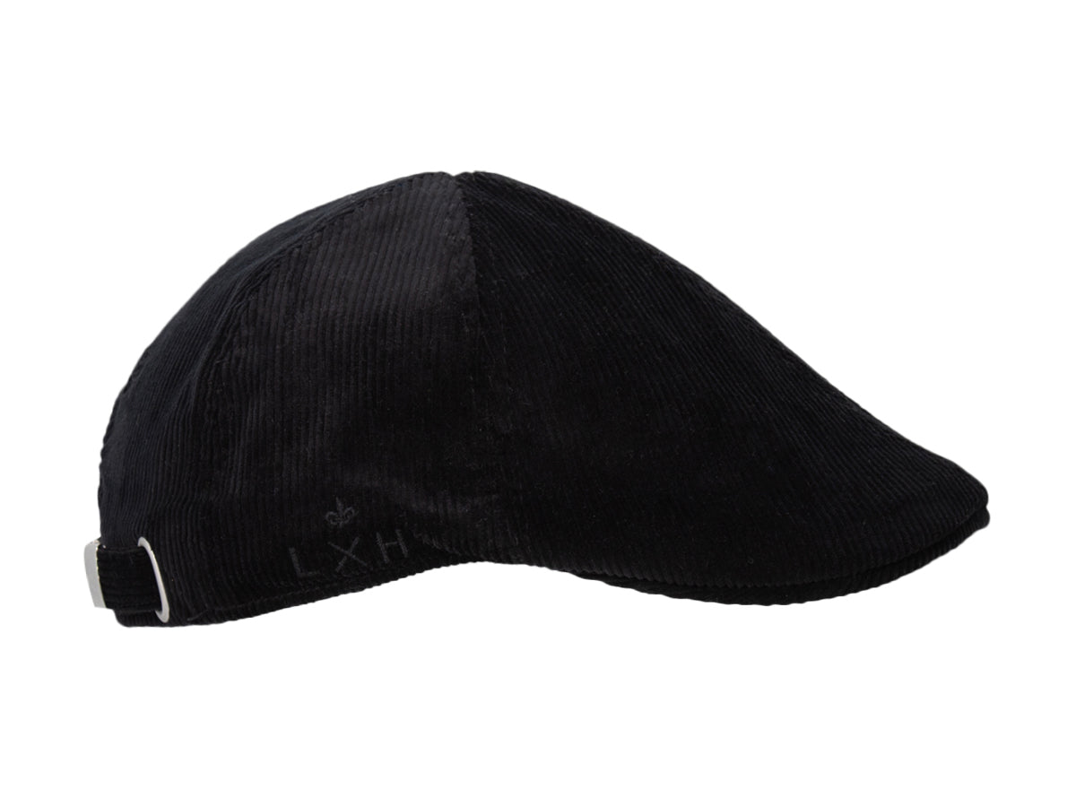 Black Corduroy Beret