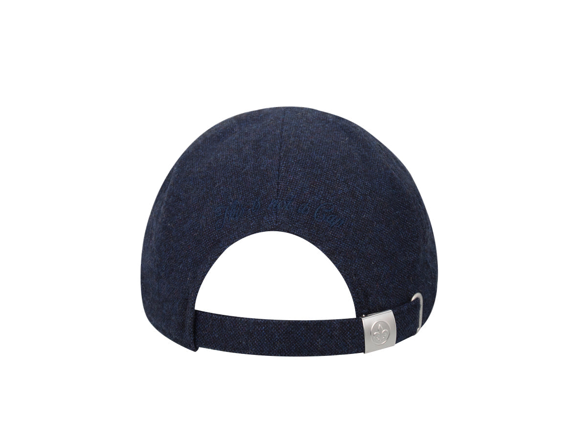 Navy Blue Speckled Caviar Beret