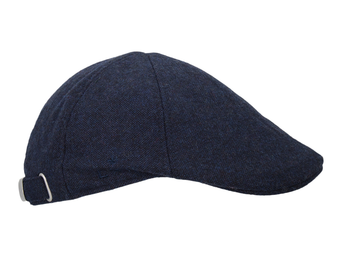 Navy Blue Speckled Caviar Beret
