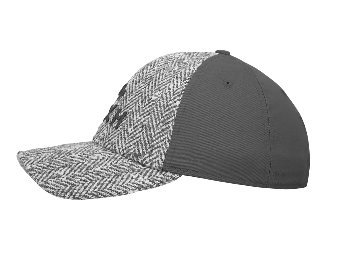 Heritage Cap Tone on Tone Bi-Material Speckled Chevron Pearl Grey