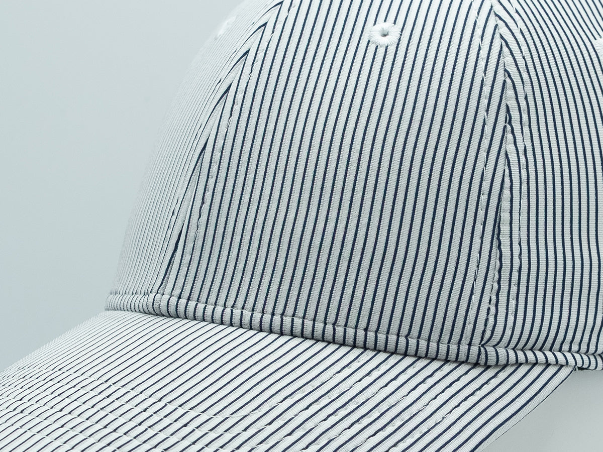 Casquette « ADN » Rayée Bleu Marine