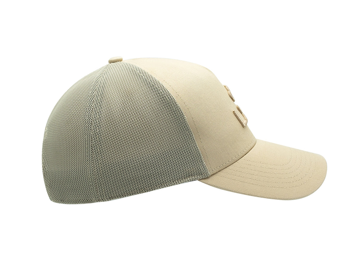 Casquette « Évasion » Coton Ton sur Ton Beige