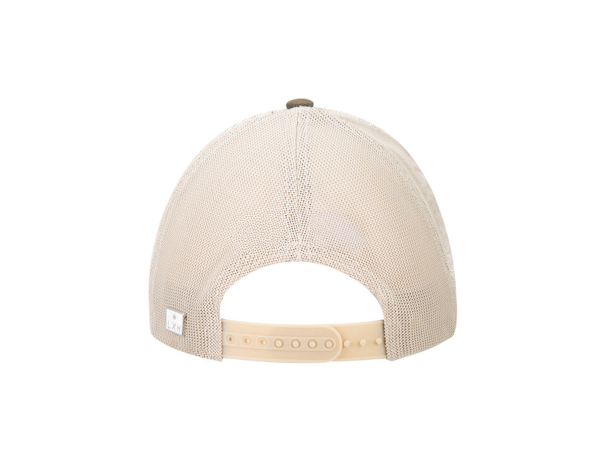"Escape" Bi-Color Cotton Khaki / Putty Cap