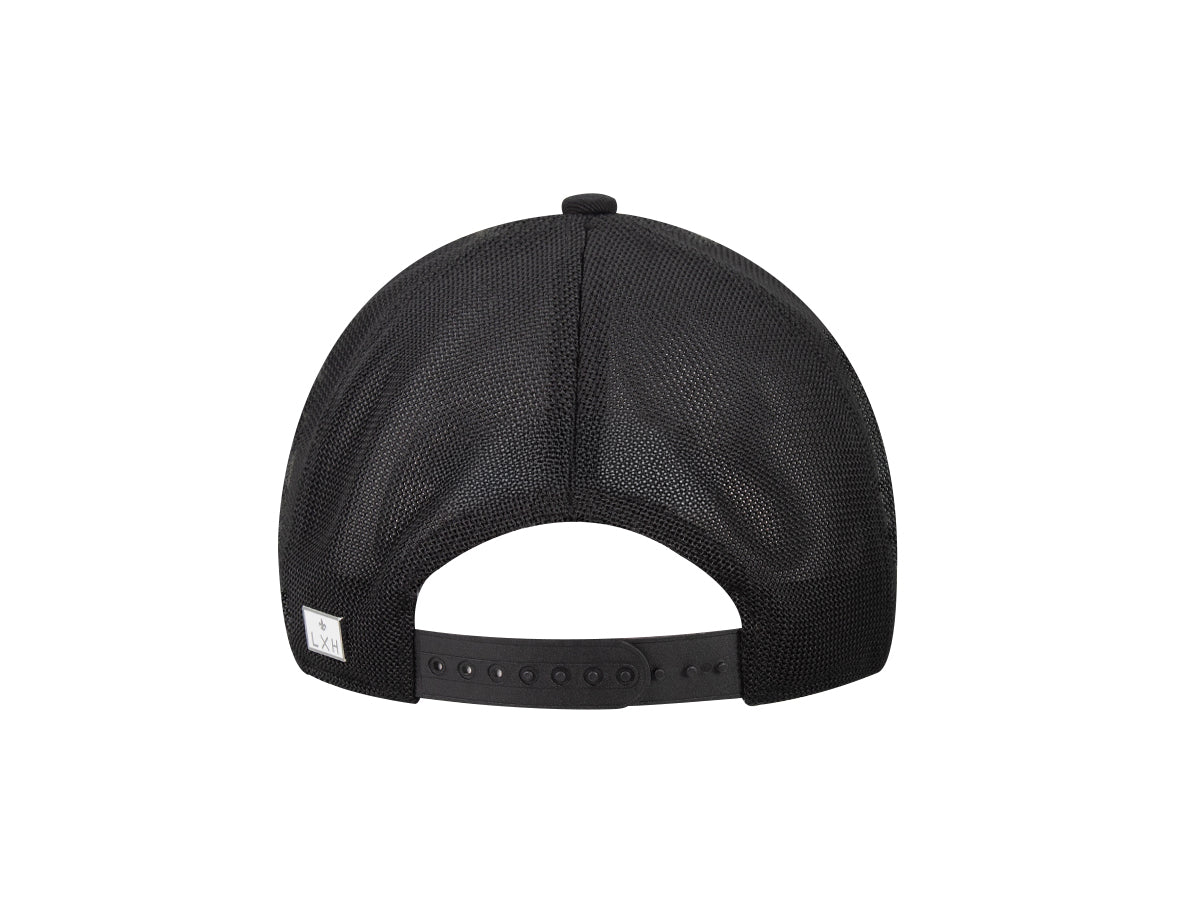 "Escape" Bi-Color Cotton Cap Black / Gingerbread