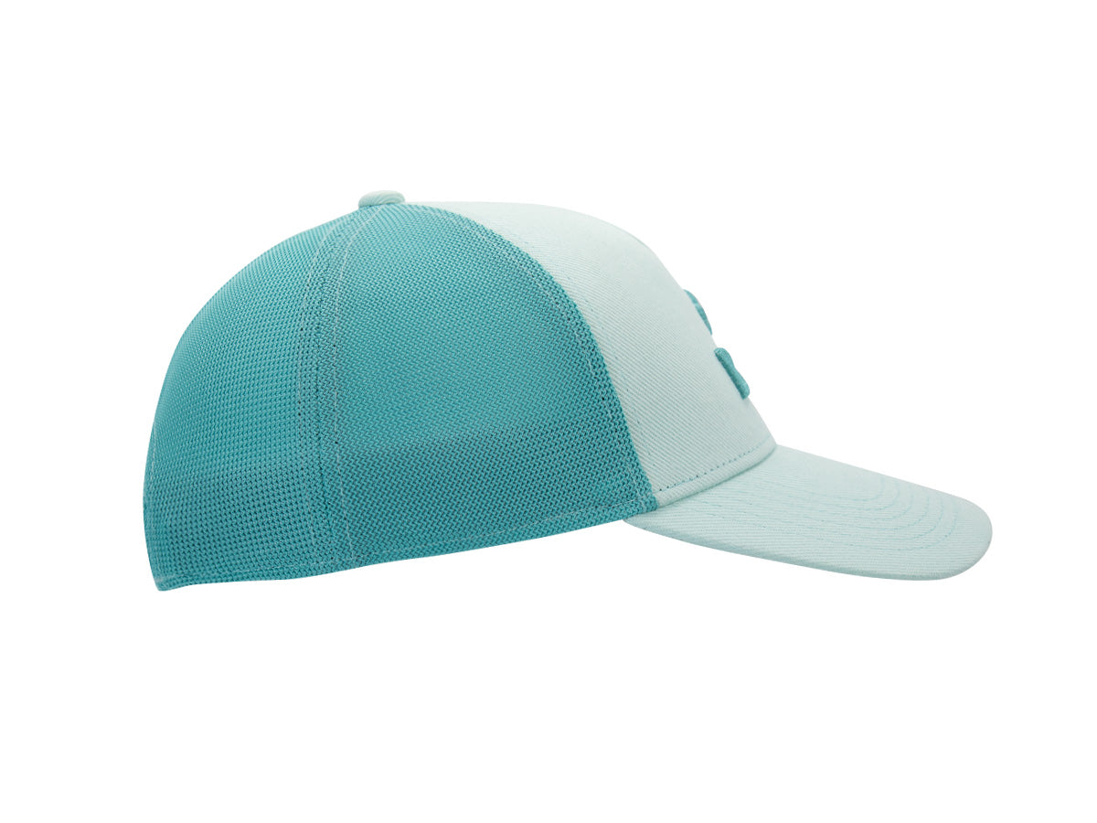 Casquette « Évasion » Bi-Color Coton Turquoise