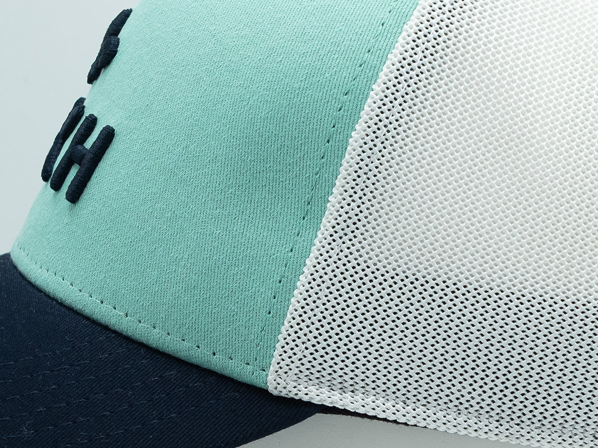 Casquette « Évasion » Coton Tricolor Turquoise