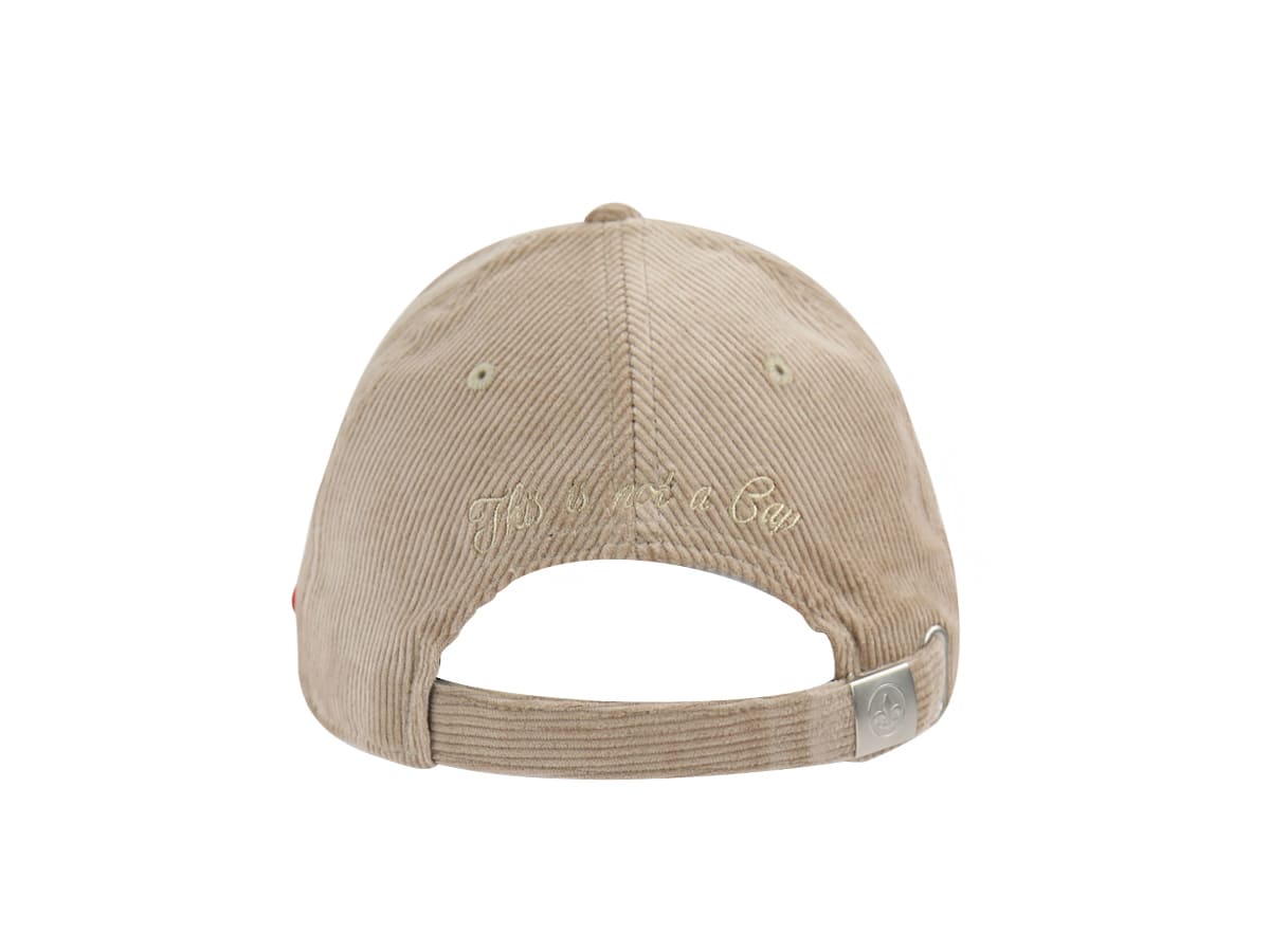 Casquette Velours Côtelé Full Taupe LXH Vienne Velours Côtelé 4