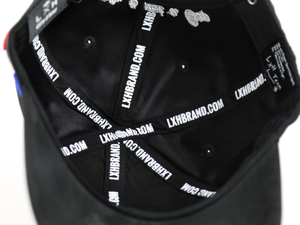 Casquette Suédine NoirNoir LXH Genève Suédine 13