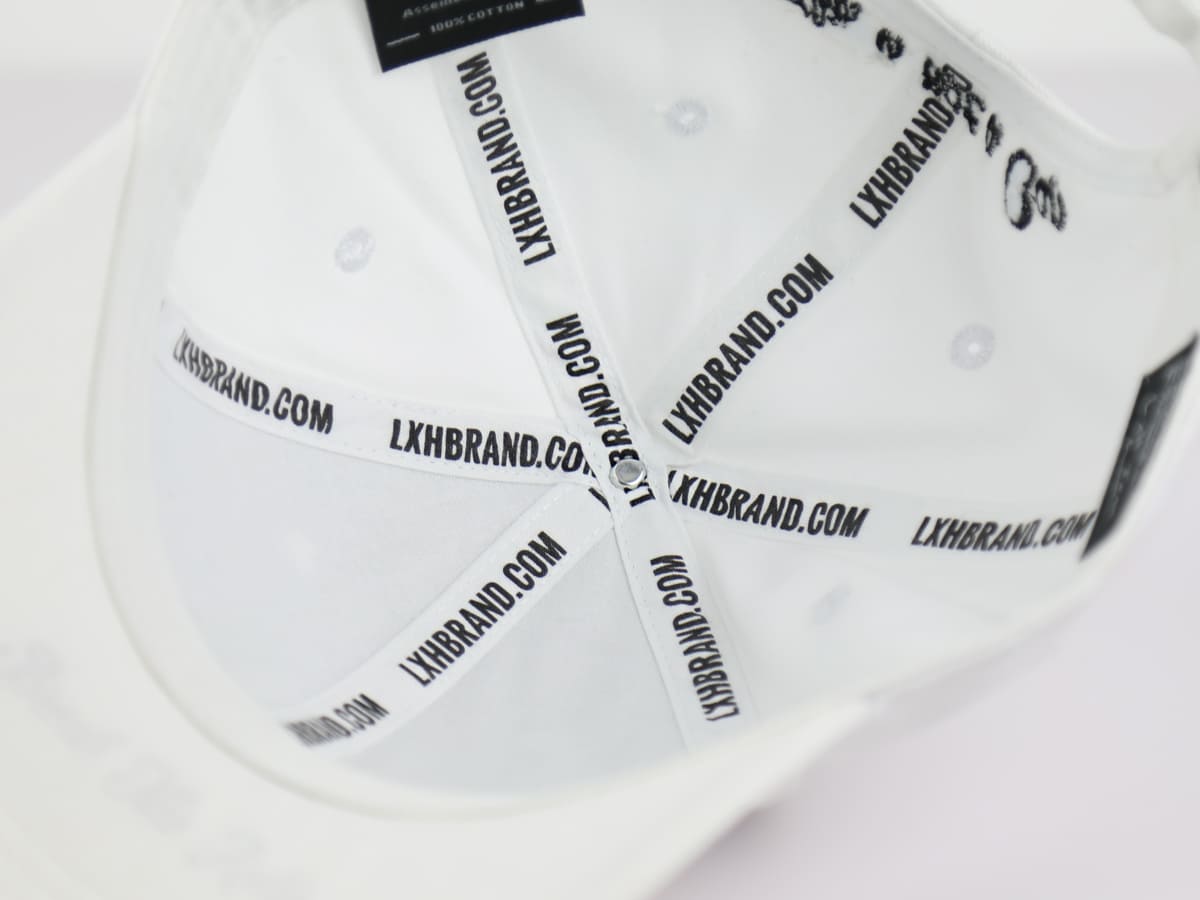 Casquette Coton Blanc LXH Paris Coton 13