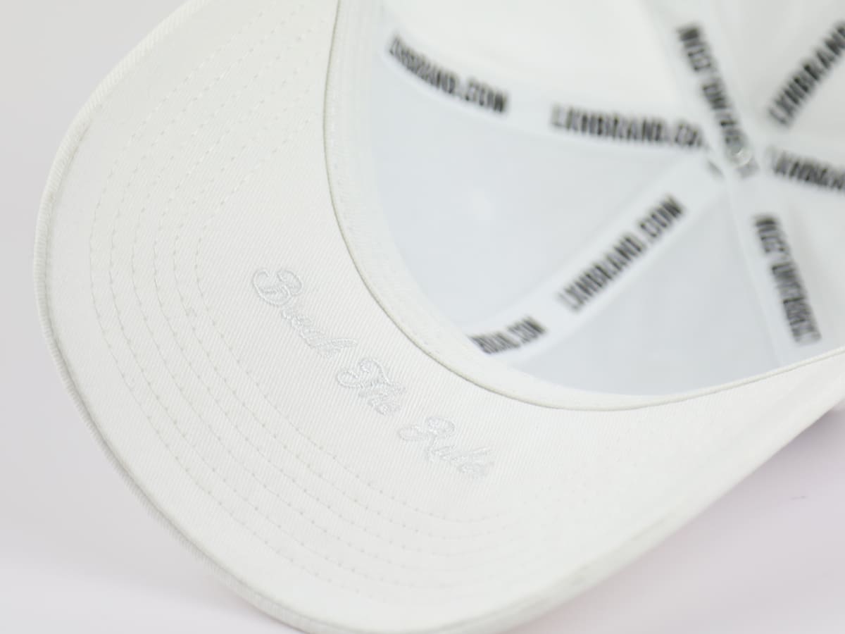 Casquette Coton Blanc LXH Paris Coton 14