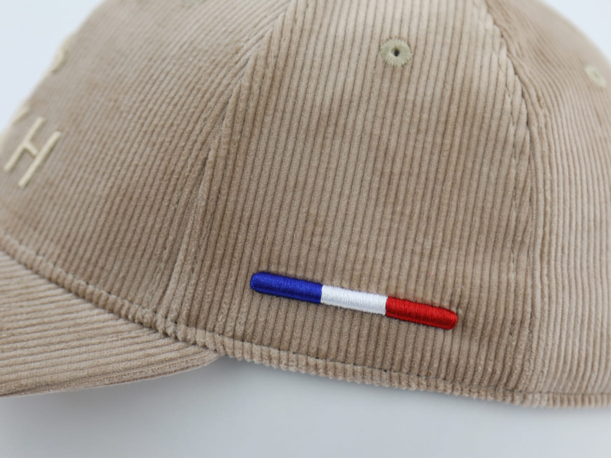 Casquette Velours Côtelé Full Taupe LXH Vienne Velours Côtelé 9