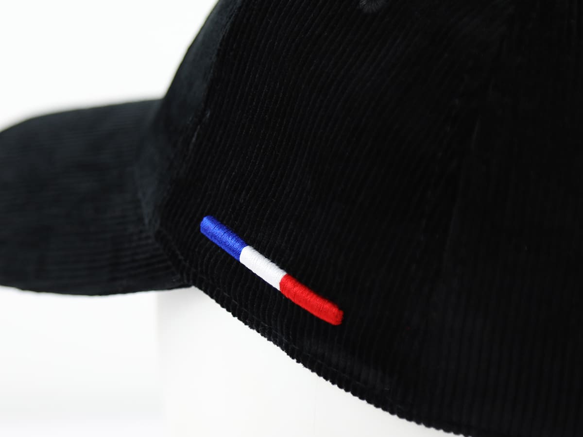 Casquette Velours Côtelé Noir LXH Vienne Velours Côtelé 9
