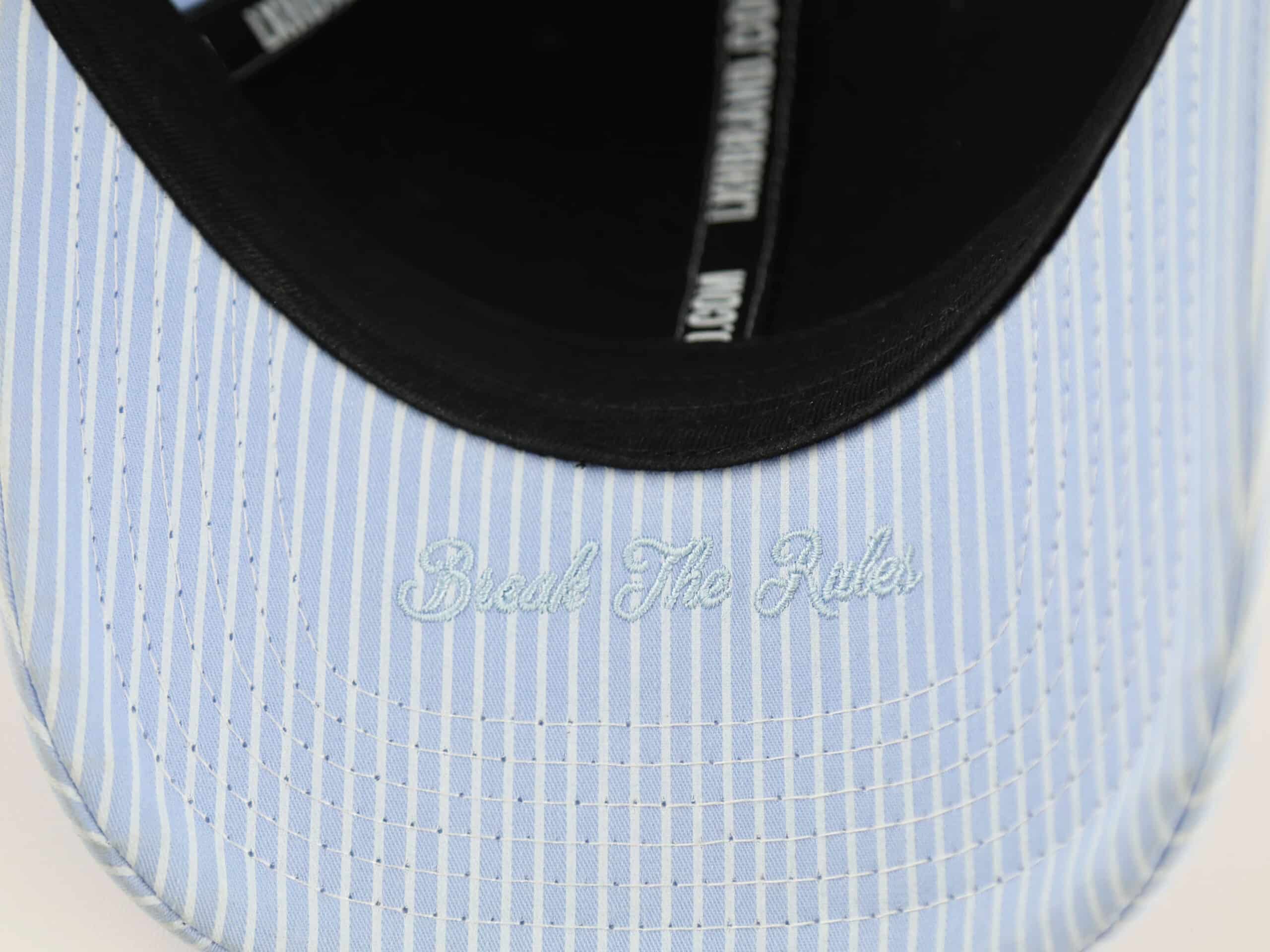 Casquette Rayures Bleu / Bleu Clair LXH Ramatuelle Coton 13