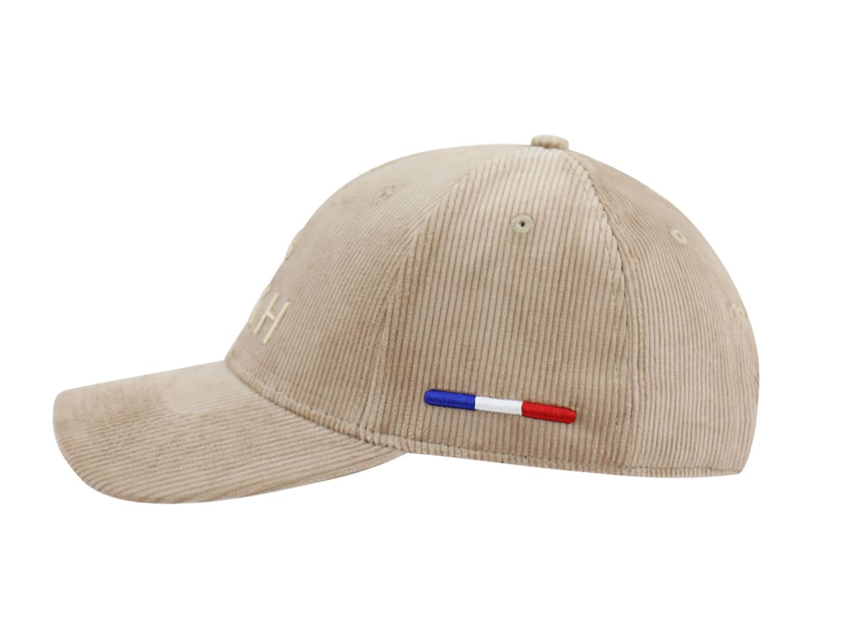 Casquette Velours Côtelé Full Taupe LXH Vienne Velours Côtelé 2