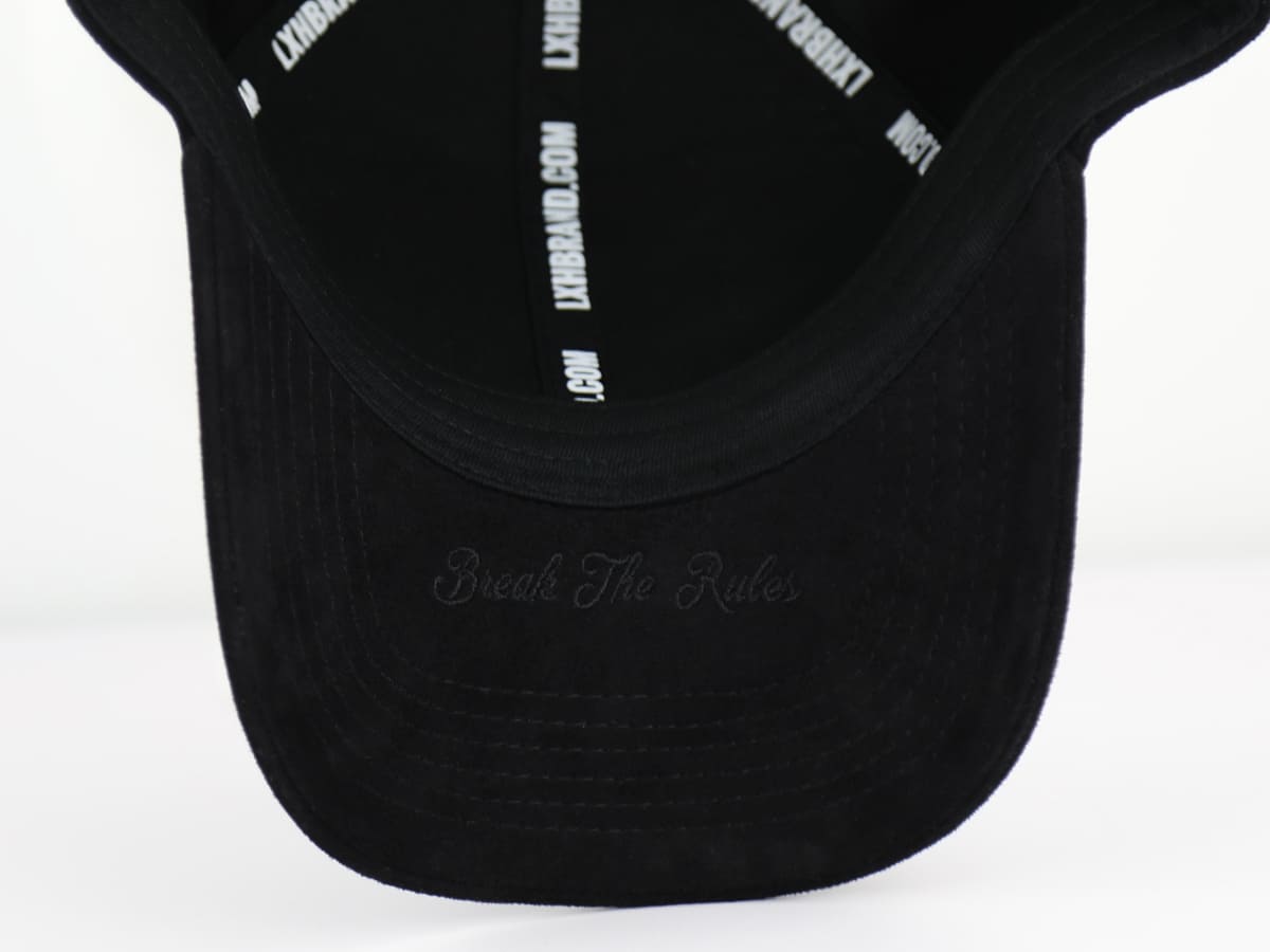 Casquette Suédine Full Noir LXH Genève Suédine 13