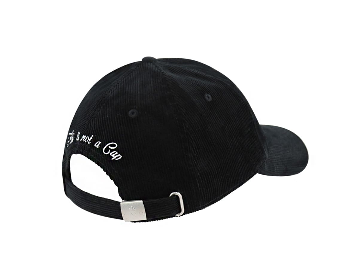 Casquette Velours Côtelé Noir LXH Vienne Velours Côtelé 5