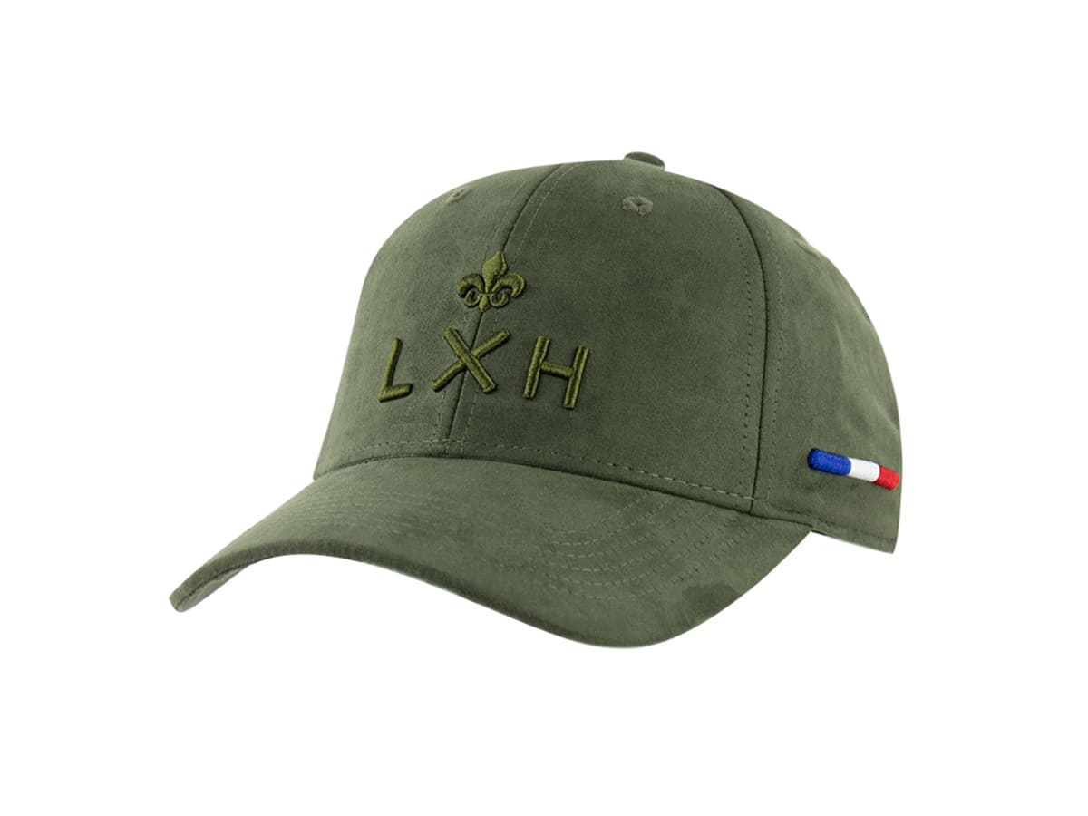 Casquette Suédine Full Kaki LXH Genève Suédine 1