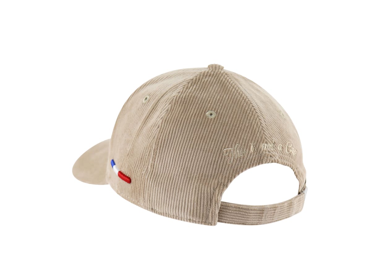 Casquette Velours Côtelé Full Taupe LXH Vienne Velours Côtelé 3