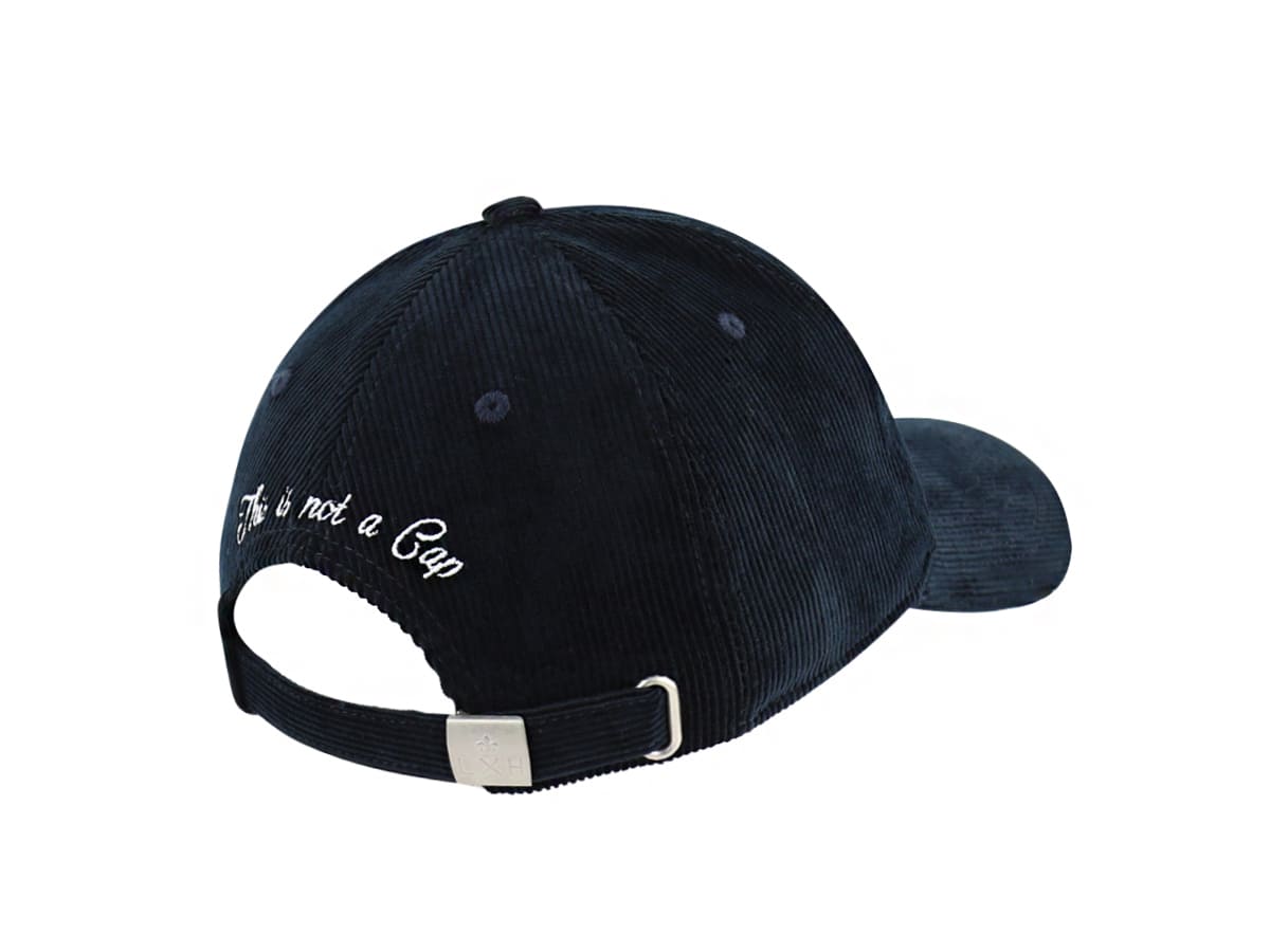 Casquette Velours Côtelé Bleu Marine LXH Vienne Velours Côtelé 5