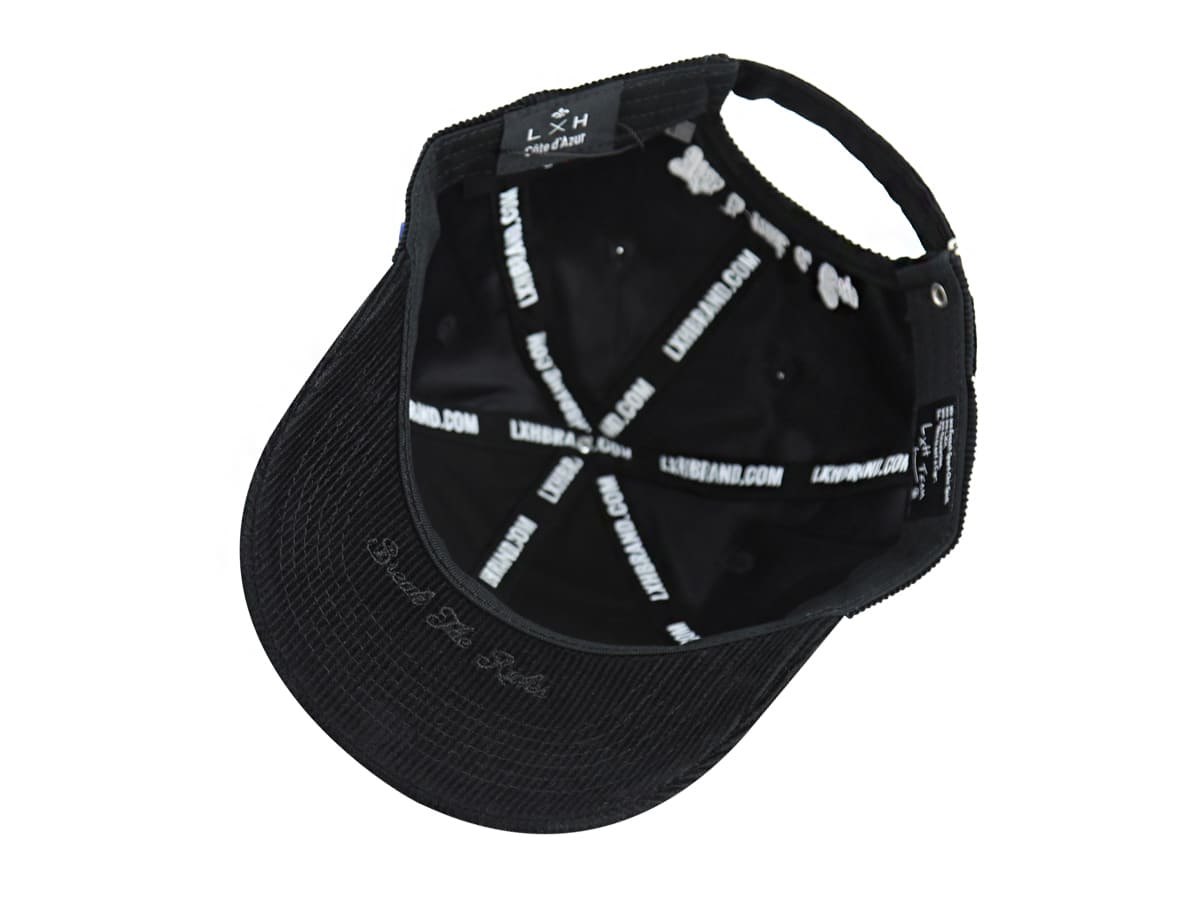 Casquette Velours Côtelé Noir LXH Vienne Velours Côtelé 11