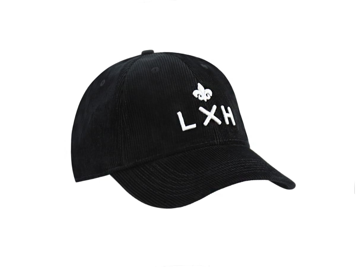 Casquette Velours Côtelé Noir LXH Vienne Velours Côtelé 7