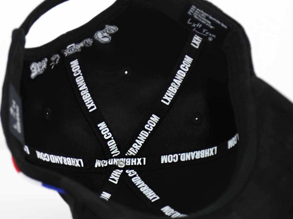 Casquette Suédine Full Noir LXH Genève Suédine 12