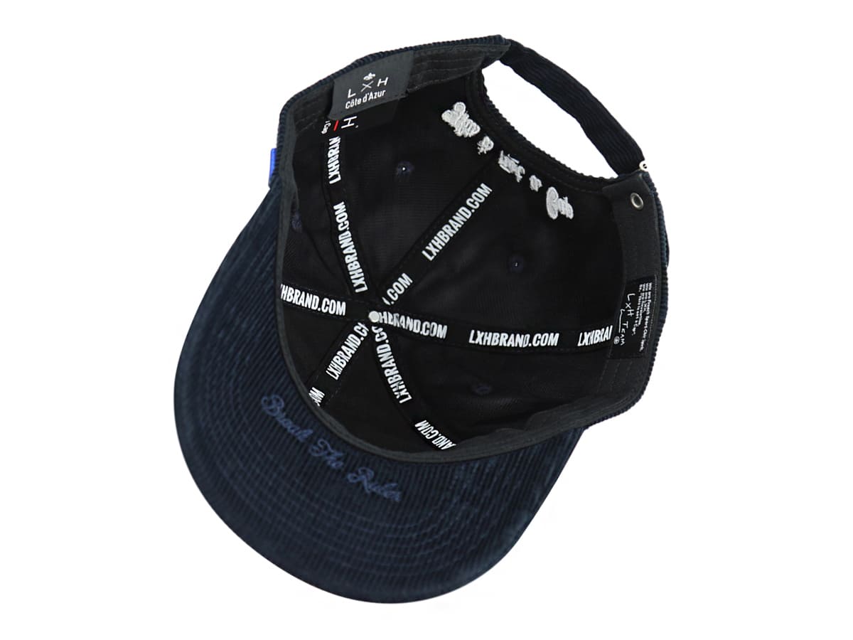 Casquette Velours Côtelé Bleu Marine LXH Vienne Velours Côtelé 11