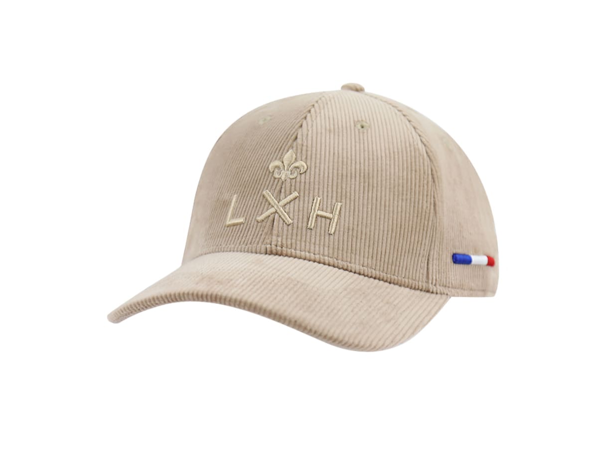 Casquette Velours Côtelé Full Taupe LXH Vienne Velours Côtelé 1