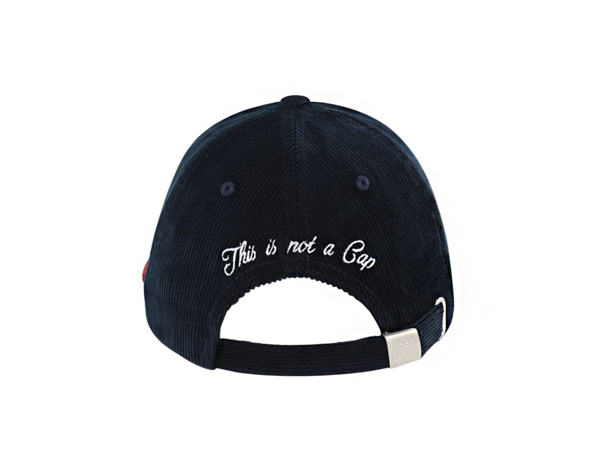 Casquette Velours Côtelé Bleu Marine LXH Vienne Velours Côtelé 4