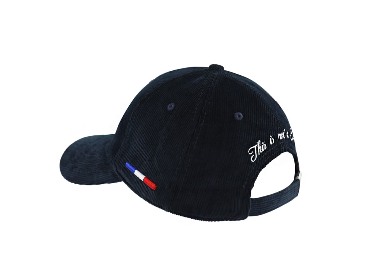 Casquette Velours Côtelé Bleu Marine LXH Vienne Velours Côtelé 3