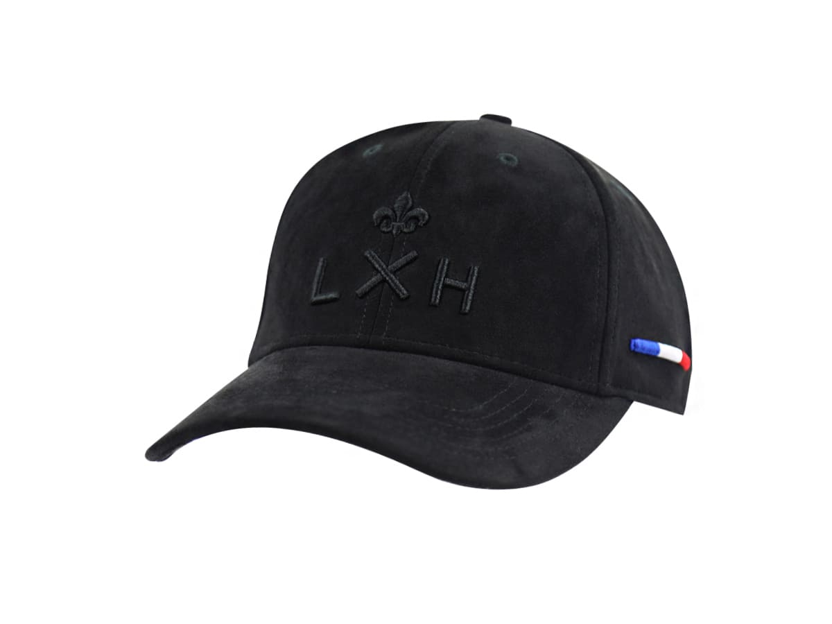 Casquette Suédine Full Noir LXH Genève Suédine 1