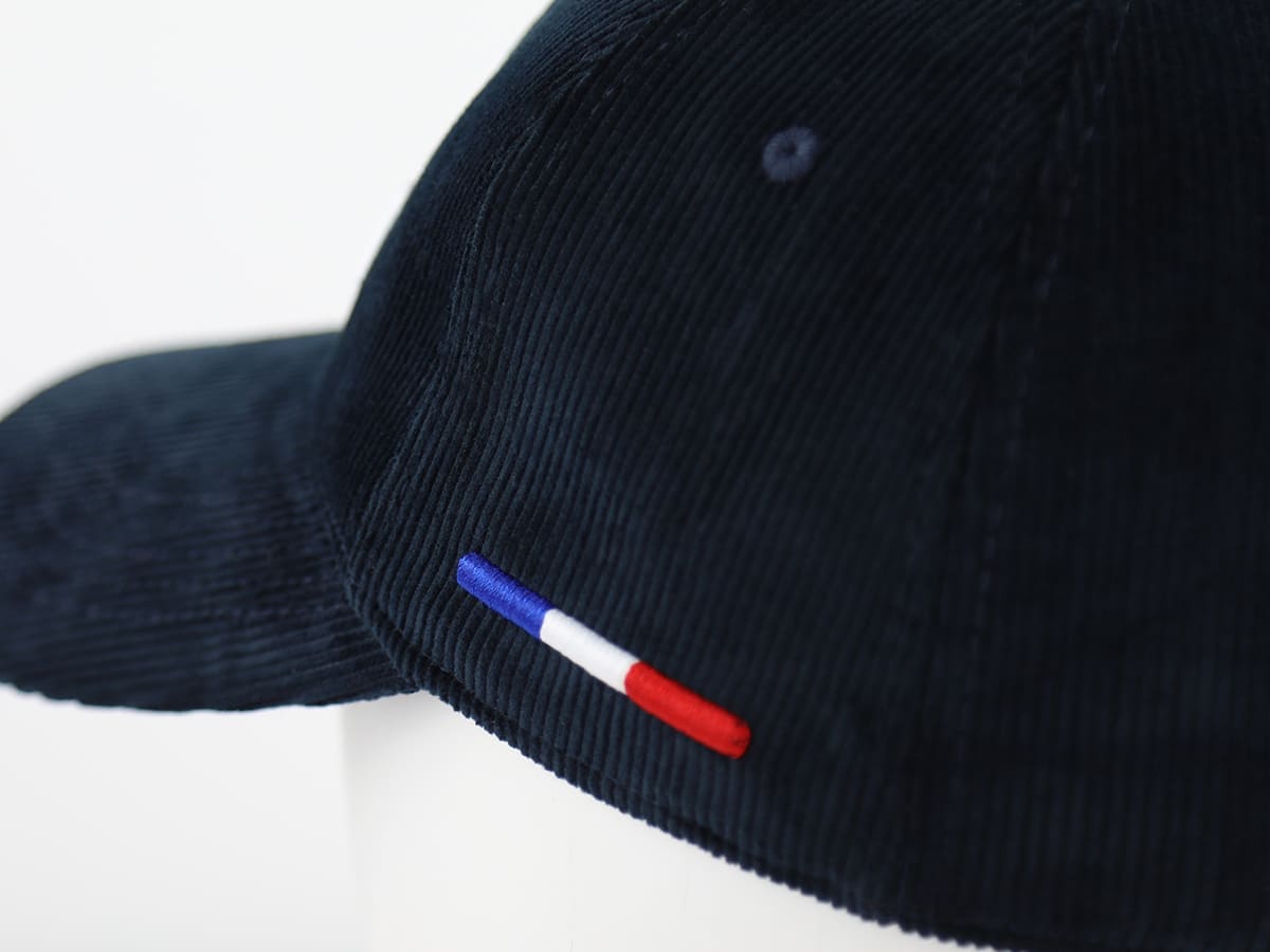 Casquette Velours Côtelé Bleu Marine LXH Vienne Velours Côtelé 9