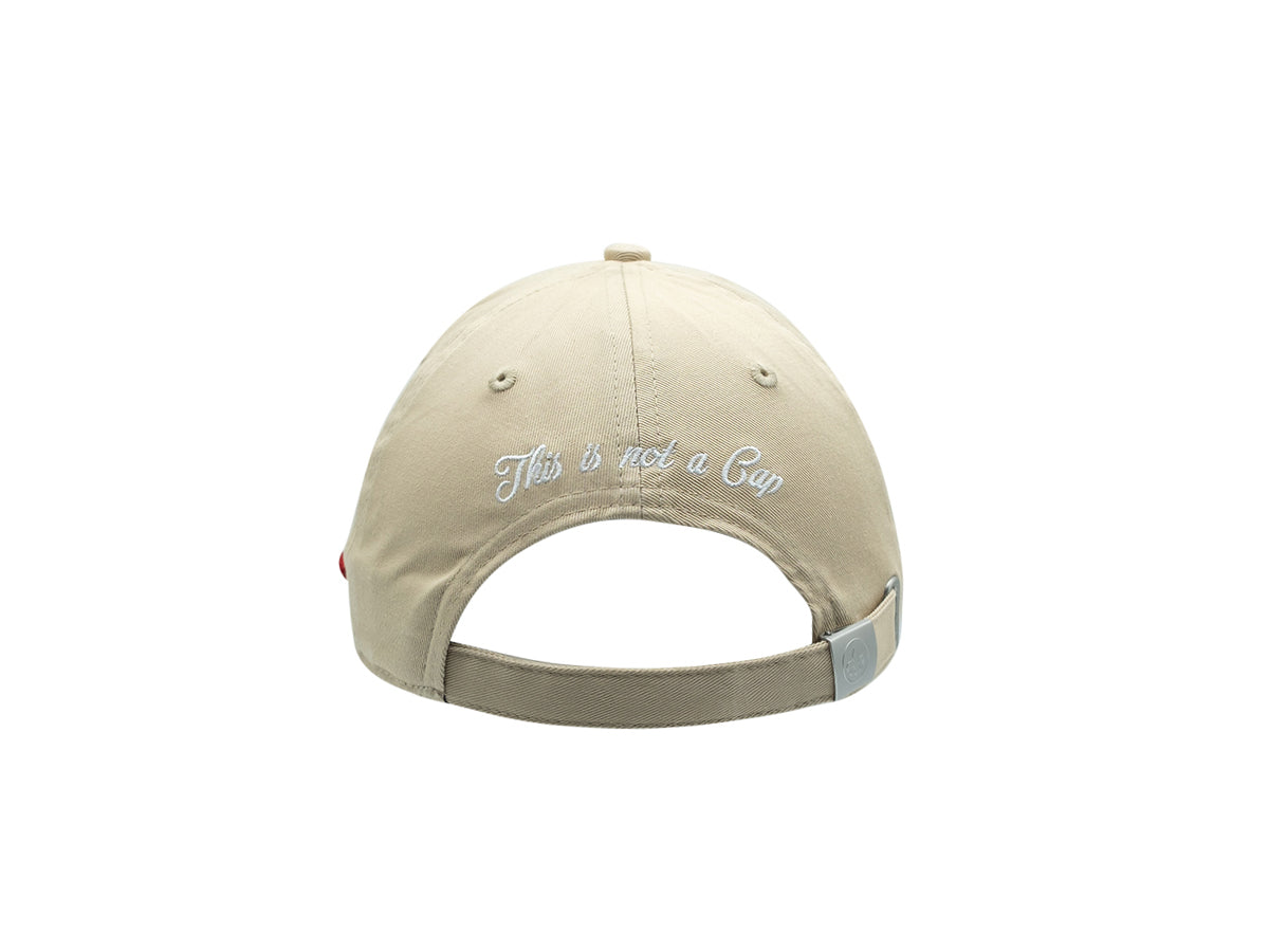 Beige Cotton “Heritage” Cap