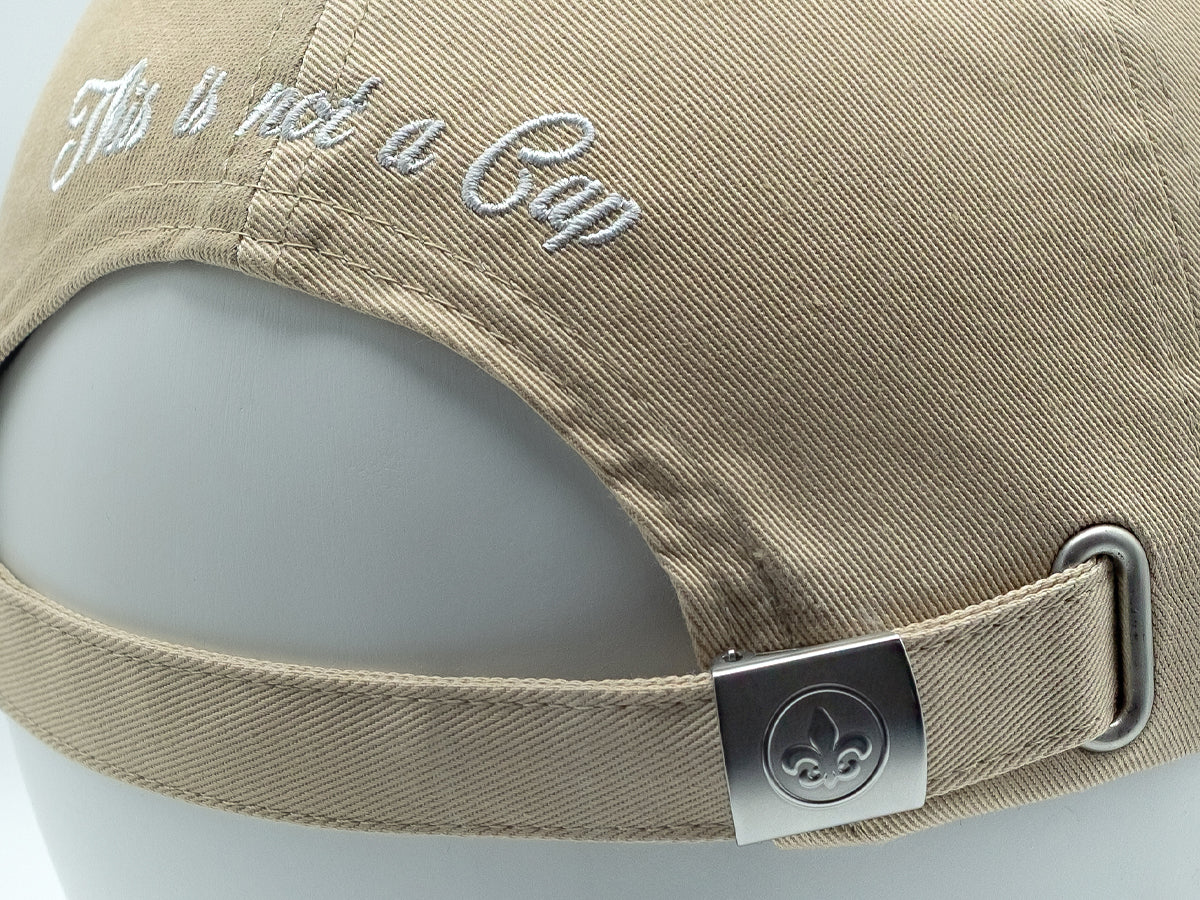 Beige Cotton “Heritage” Cap