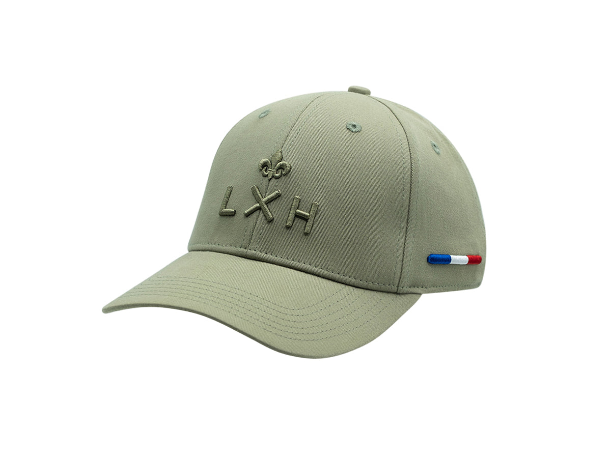 “Heritage” Cap, Olive Green Tone-on-Tone Cotton