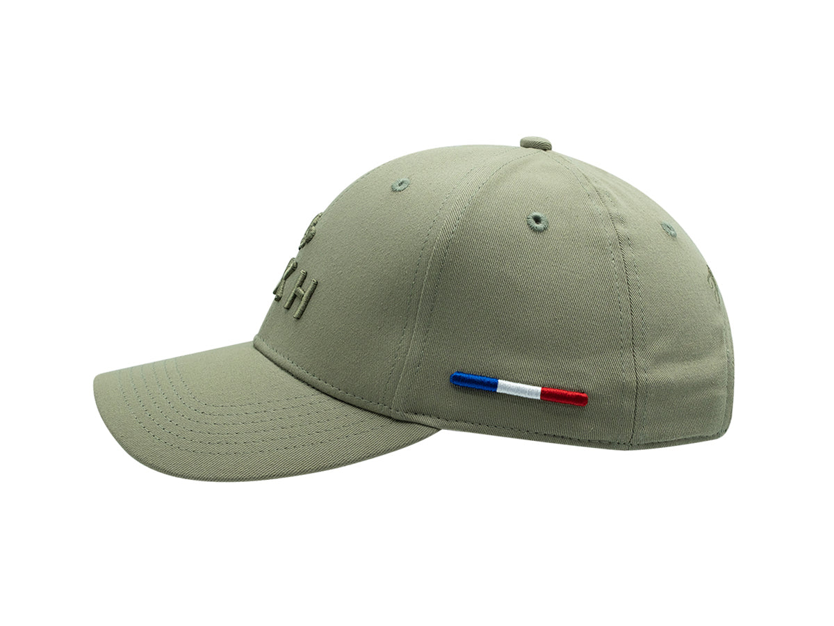 “Heritage” Cap, Olive Green Tone-on-Tone Cotton