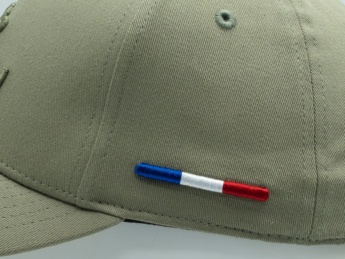 “Heritage” Cap, Olive Green Tone-on-Tone Cotton
