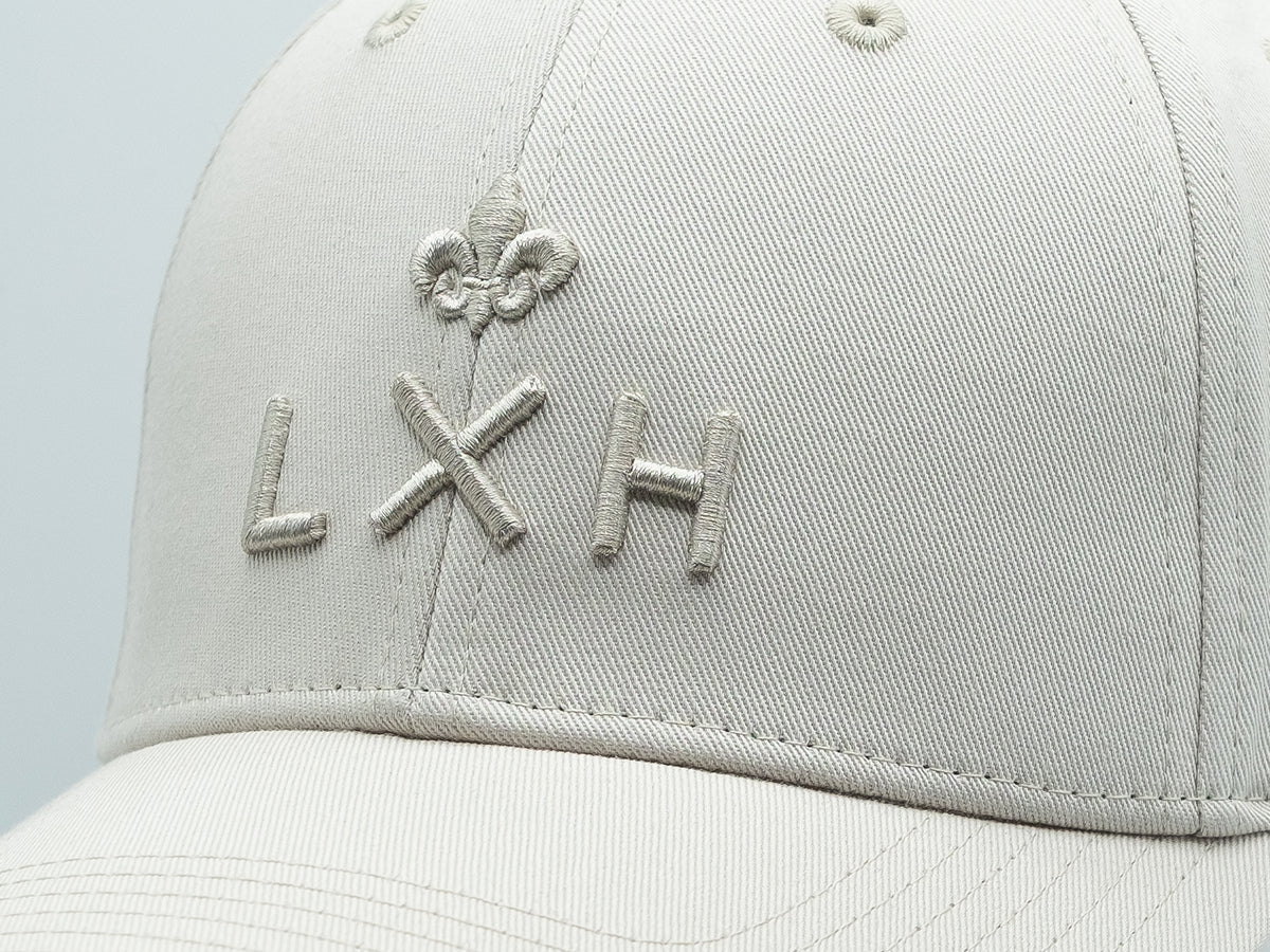 "Heritage" Cap, Tone-on-Tone Cotton, Putty