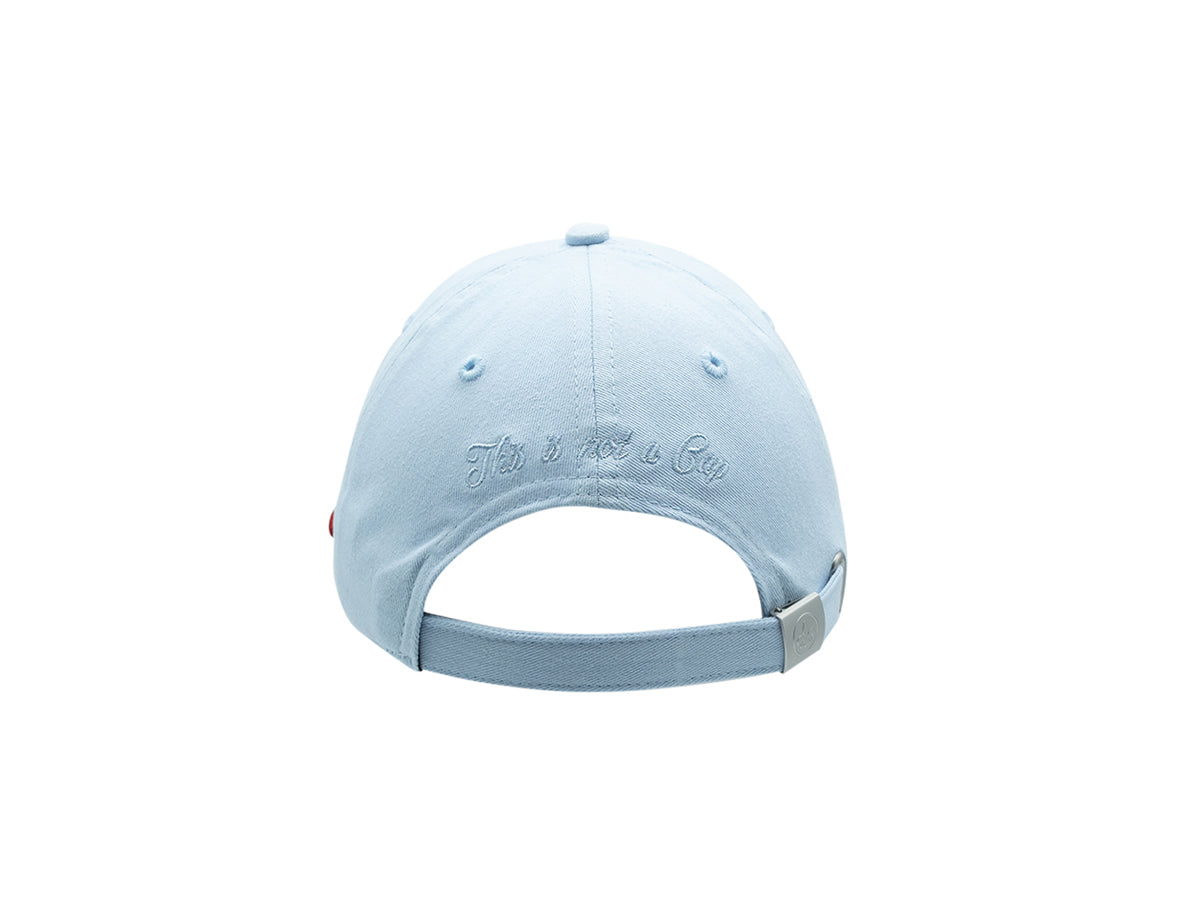 “Heritage” Cap, Tone-on-Tone Cotton, Sky Blue