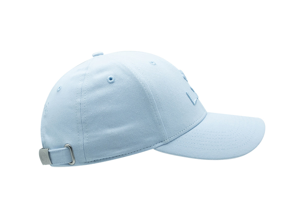 “Heritage” Cap, Tone-on-Tone Cotton, Sky Blue