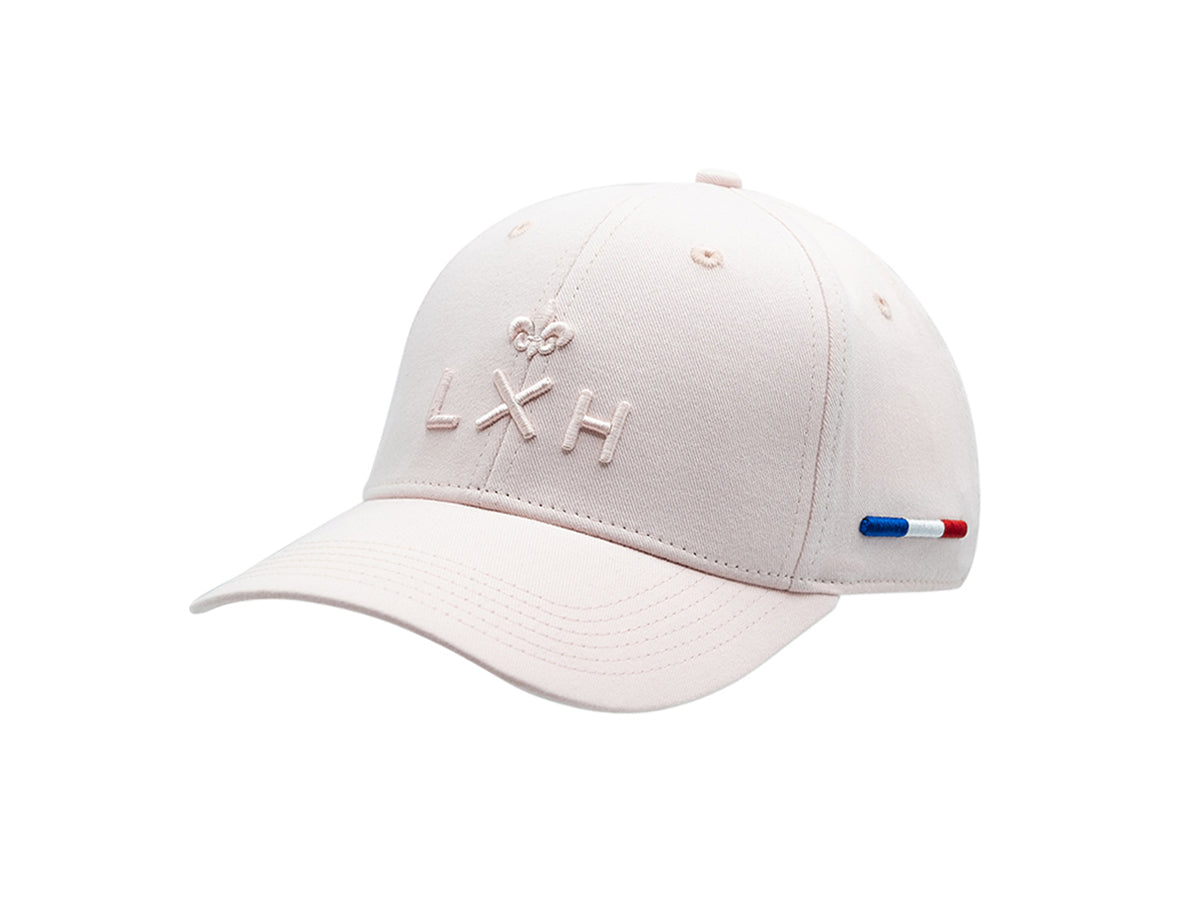 “Heritage” Cap, Tone-on-Tone Cotton, Pink
