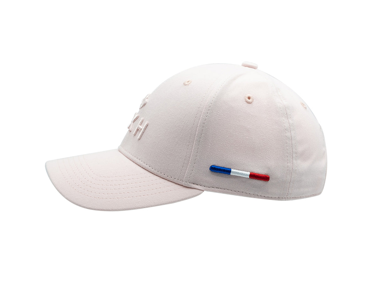 “Heritage” Cap, Tone-on-Tone Cotton, Pink