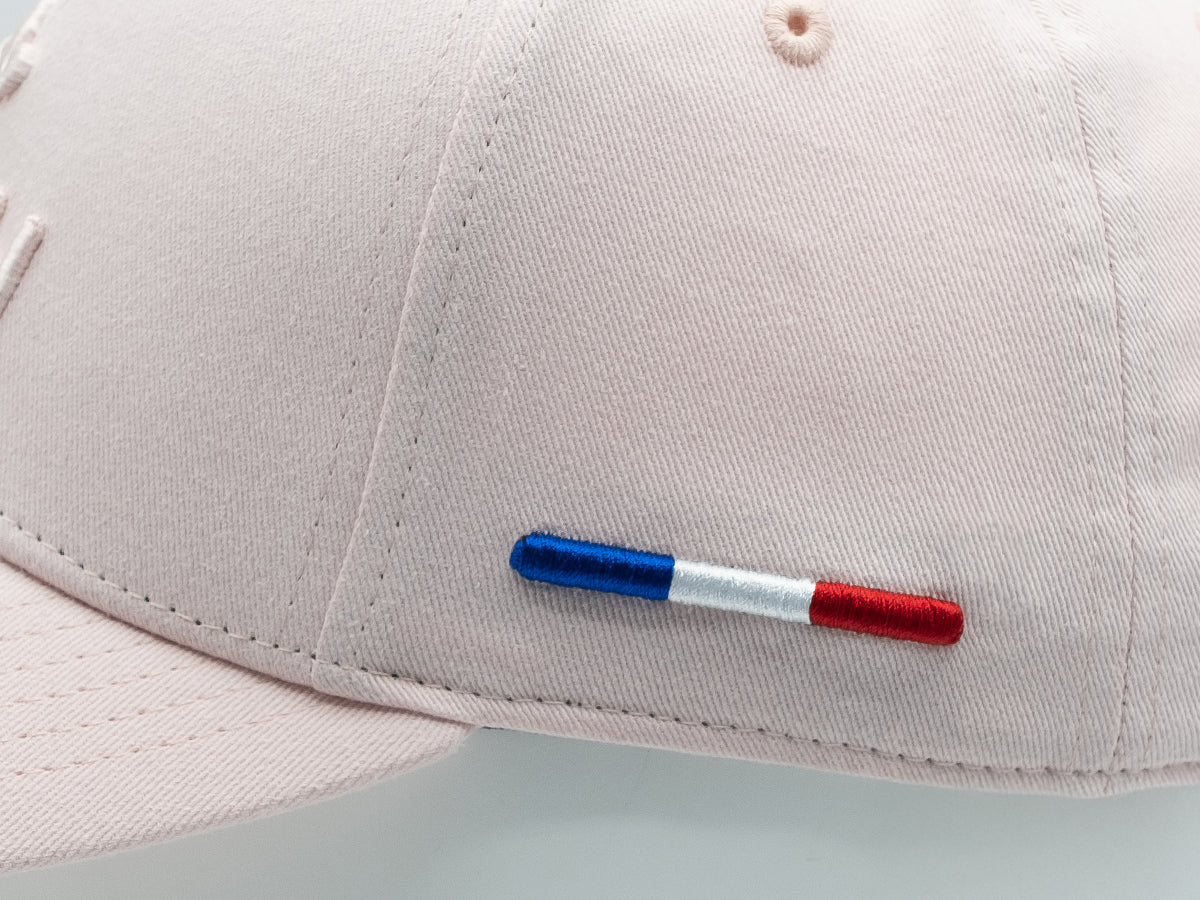 “Heritage” Cap, Tone-on-Tone Cotton, Pink